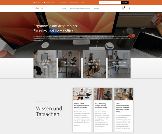 solergo.ch - der ergonomische Schweizer Onlineshop